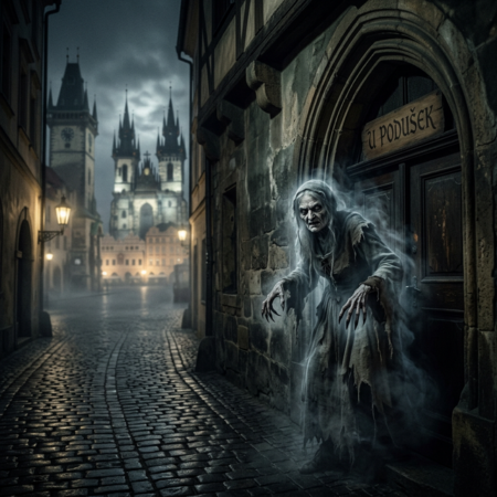 Ohyzdná babice z domu U Podušek