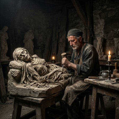 Tragédie krásné Brigity a socha marnosti v bazilice