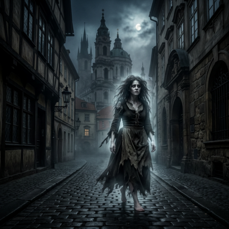 Přízrak šílené Židovky (Nešťastná láska)