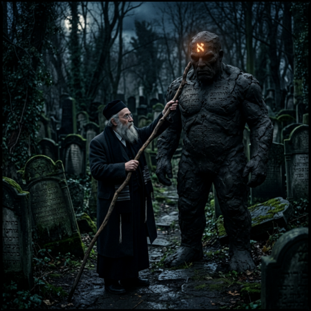 O hliněném obrovi jménem Golem a rabi Löwovi