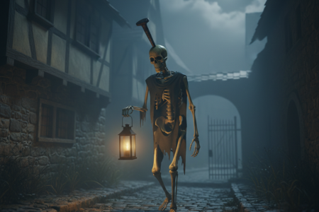 O kostlivci s hřebem na hlavě