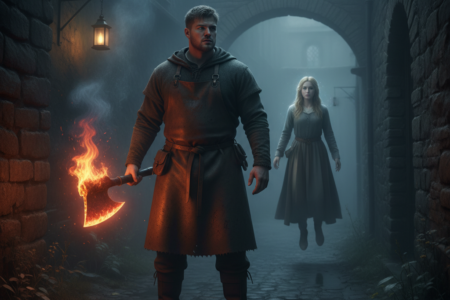 Zamilovaný řezník s ohnivou sekerou