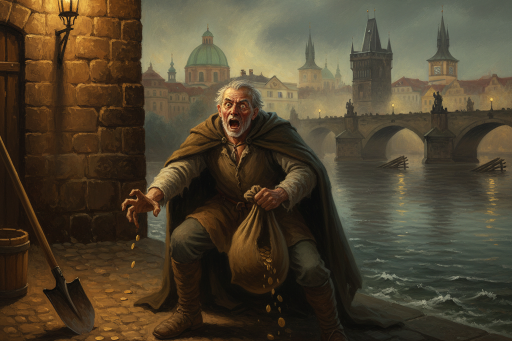 Duch lakomého mlynáře: Pražská legenda o věčném putování